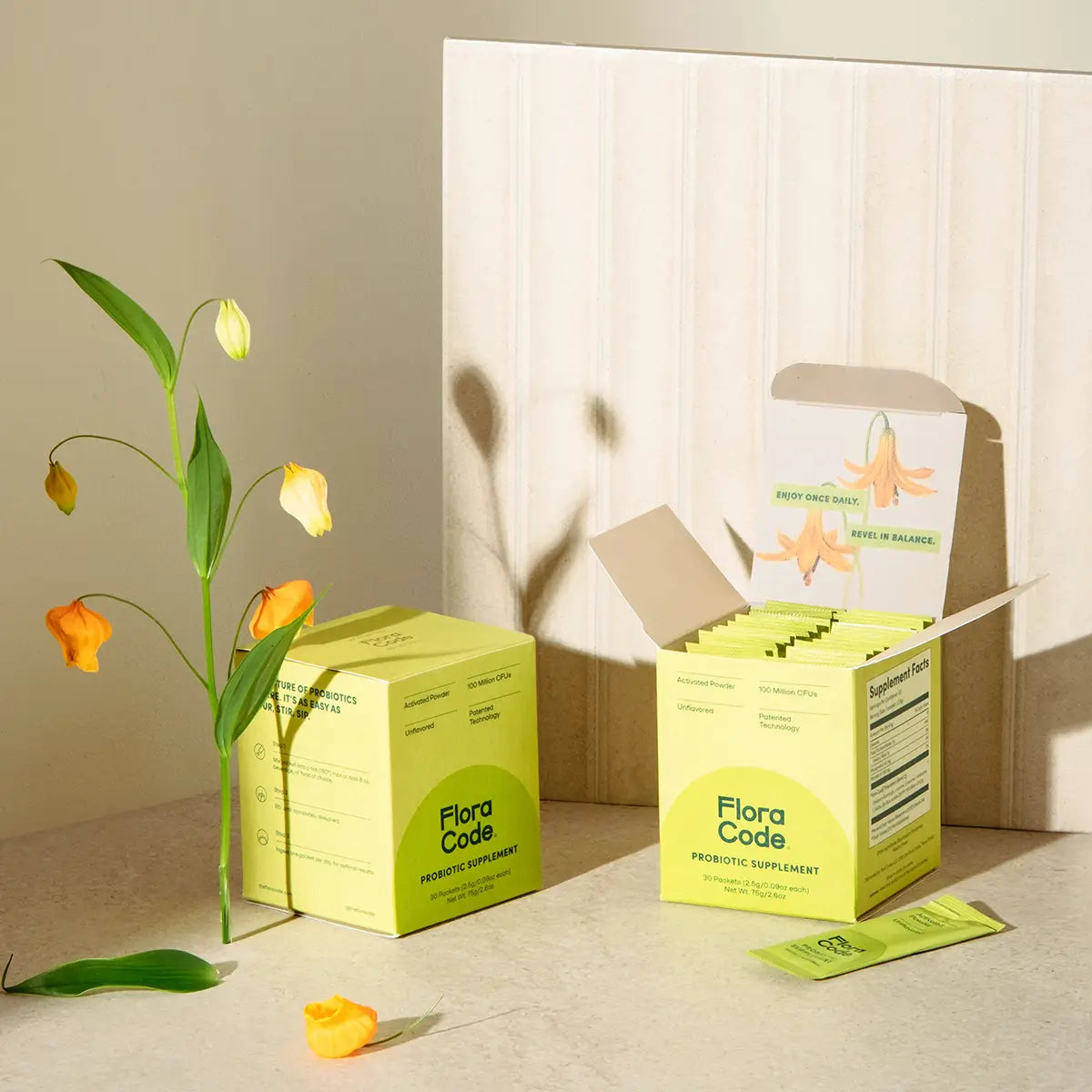 Flora Code Activated Probiotic Powder